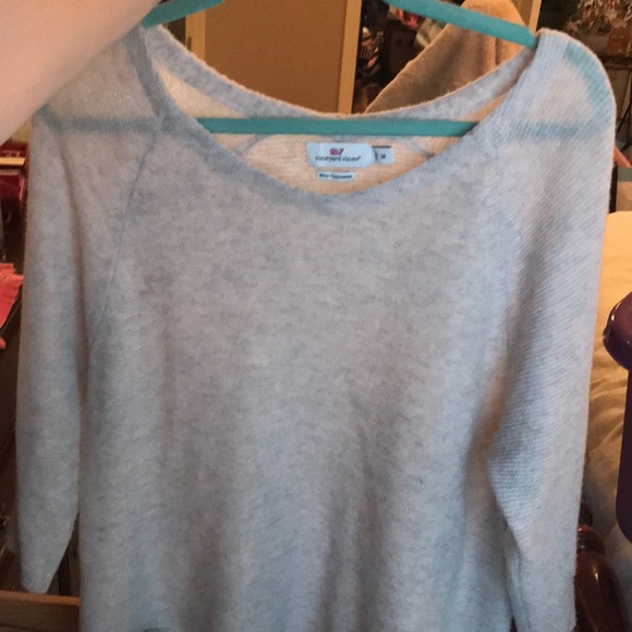 Vineyard Vines Flowy Cashmere Wool Sweater - Picture 4 of 7